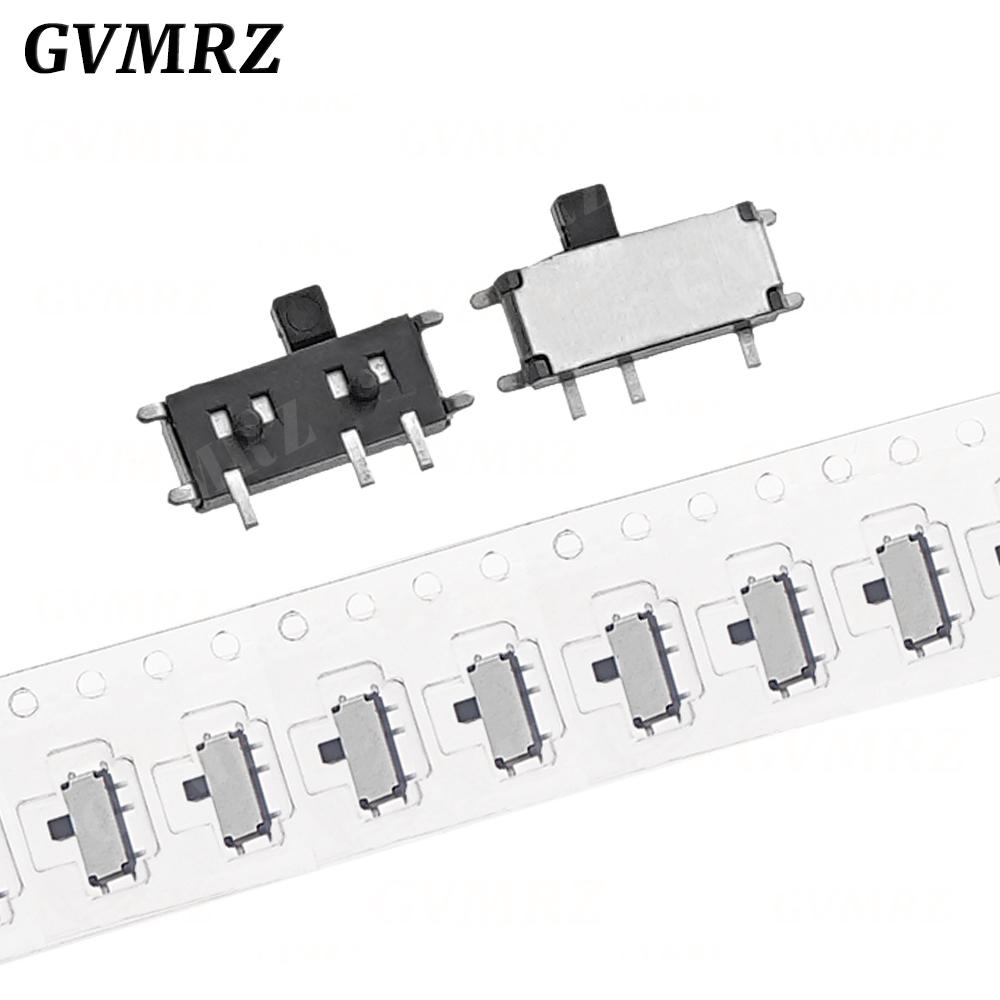 50PCS/lot Mini 7-Pin On/Off 1P2T SPDT MSK-12C02 SMD Toggle Slide Switch For MP3 MP4 7P