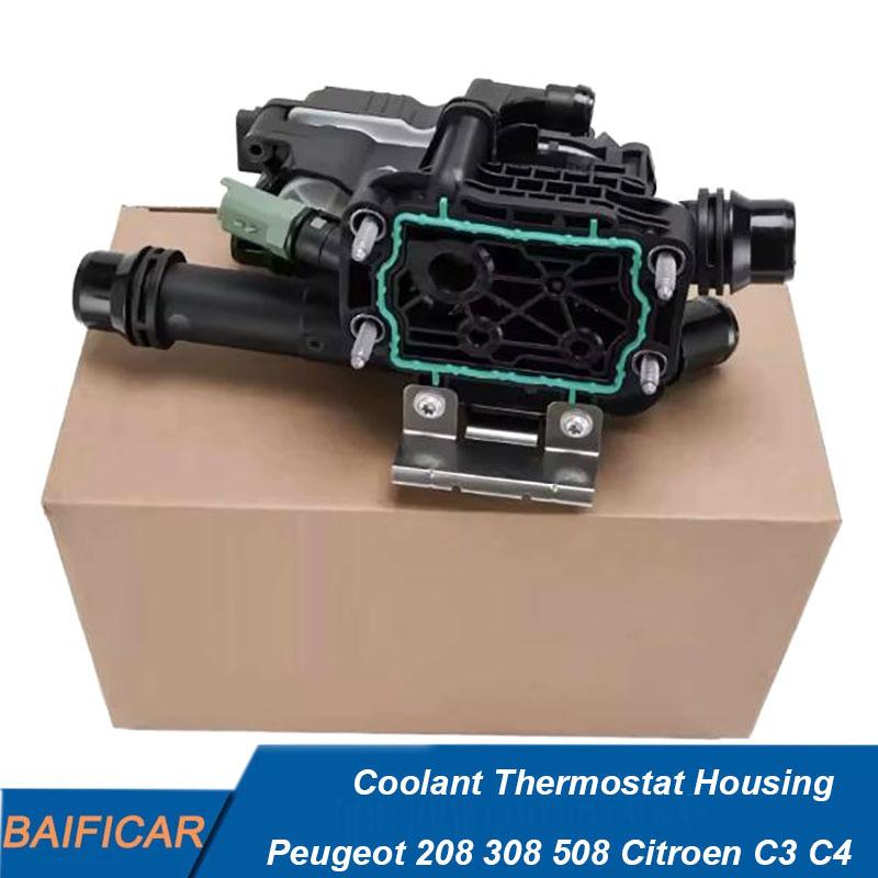 Baificar Brand New High Quality 9803549480 9850364680 Coolant Thermostat Housing For Citroen C3 C4 Peugeot 208 308 508