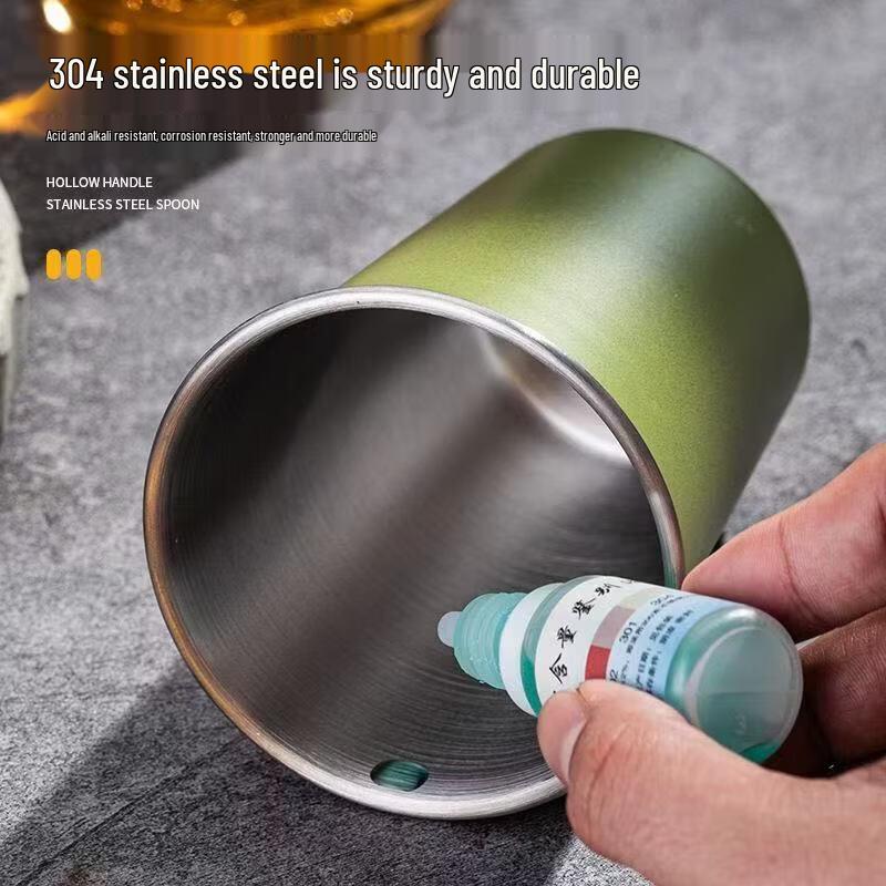 

304 Stainless Steel Gradient Camping Mug