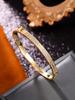 Exquisite Openable Star Bangle with Single Row Pave Diamonds - Trendy, Luxurious Statement Jewelry