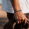 Punk Byzantine Bracelets for Men Boys,Stainless Steel Handmade Links Bracelet,Stylish Casual Jewelry Gifts