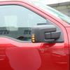 Car Reverse Mirror Turn Signal Light Lamp Decoration Guard For Ford F150 2021 Up Accessories Smocked Black