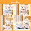 Teddy Bear Plush Toy With Soft Pp Cotton Fill Stuffed Animal Keychain Gift For Girls Special Characters Included