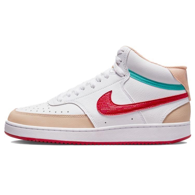 Nike Court Vision 1 Year Of The Tiger Mid-Top Sneakers Women Sneakers White Red DQ5363-161