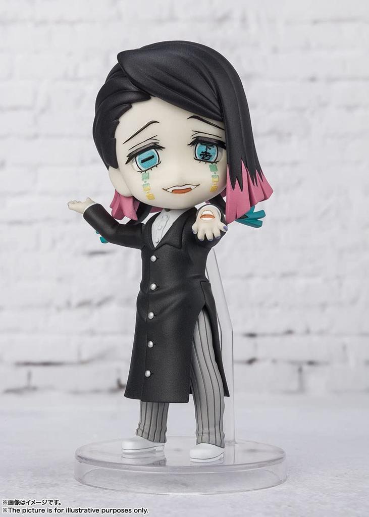 TAMASHII NATIONS Figuarts miniaturní pohyblivá figurka démona Kimetsu no Yaiba Enmu, velikost 90 mm, malovaná pohyblivá figurka Slayer, cca. PVC a ABS