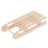 1/12 Dollhouse Miniature Mini Wooden Christmas Sleigh Model Diy Accessory For Kids Creative Play