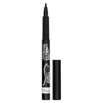 Rimmel London, Scandaleyes, Chic & Thin Eyeliner, 001 Black, 1.1ml (0.0367fl Oz)