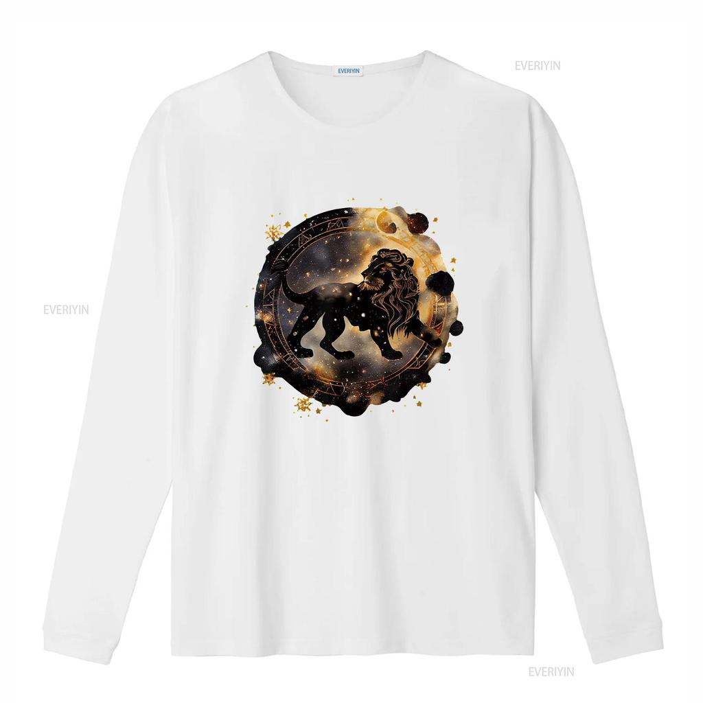 Astrology horoscope Zodiac Sign leo T Shirt vintage Washed Breathable homme fashion Casual Soft Top For Everyday Wear