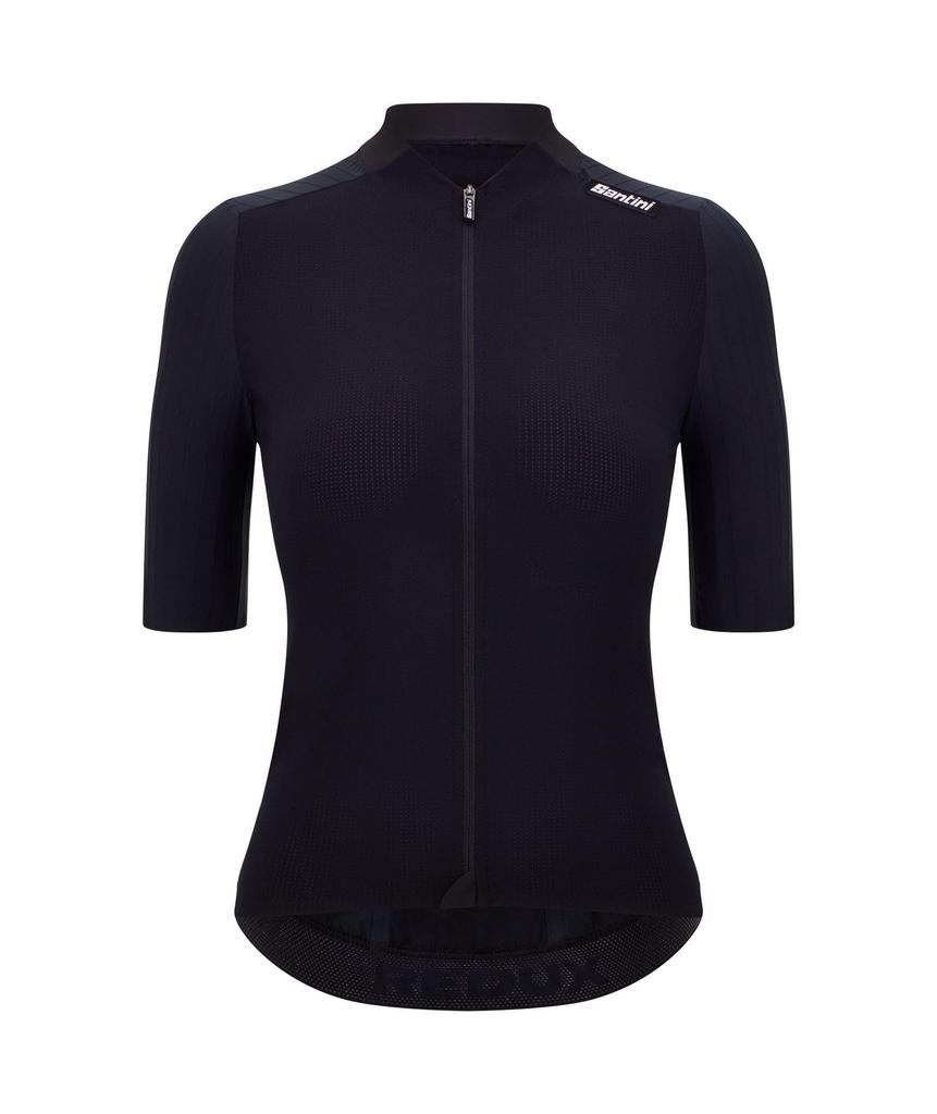 Santini REDUX Cycling UV with Black 5S95475RRDX Women's Jersey, Lightweight, Quick-Drying, Protection, Pockets, (Size XS), [Authentic]