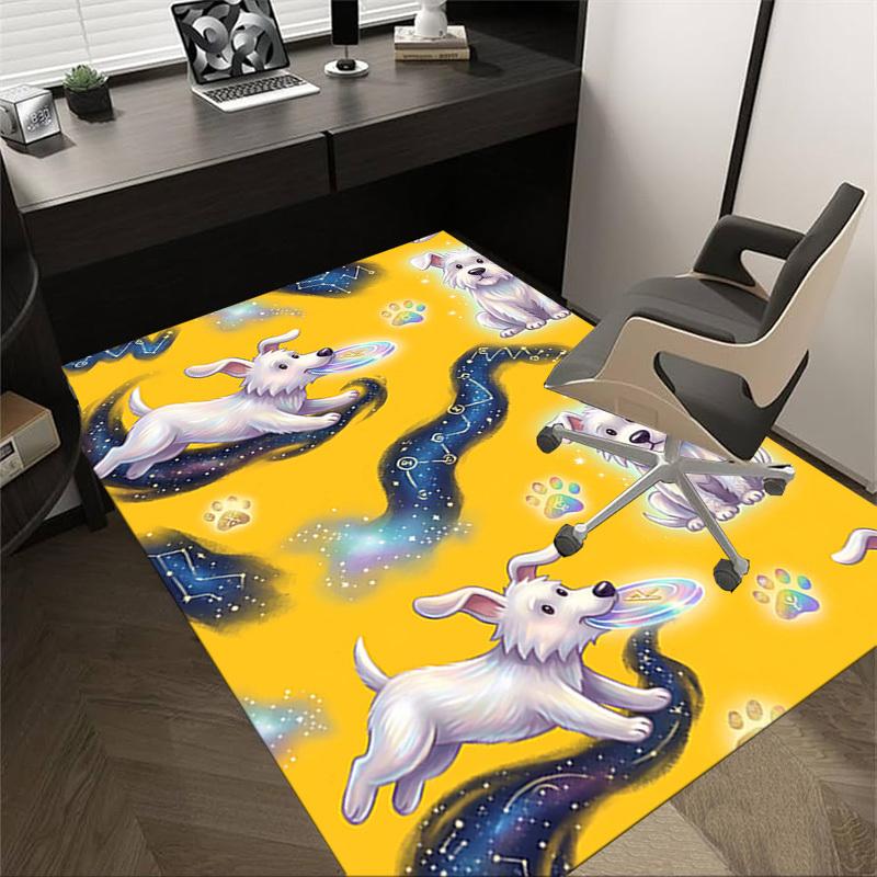 

1PC Dogs Constellations Non-Slip Floor Carpet Compatible for Office&Living Room&Bedroom&Dining room - Soft & Pattern-G0329 60cm by 90cm