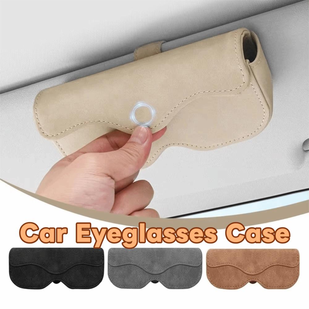 Scratch Resistant Sun Visor Glasses Clip Anti-Scratch Glasses Car Organizer Auto Storage