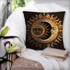 1pc Tarot Card God Sun Face Moon Pillow Case Square Bedroom Sofa Leisure Comfort Cushion Car Living Room Home Decoration