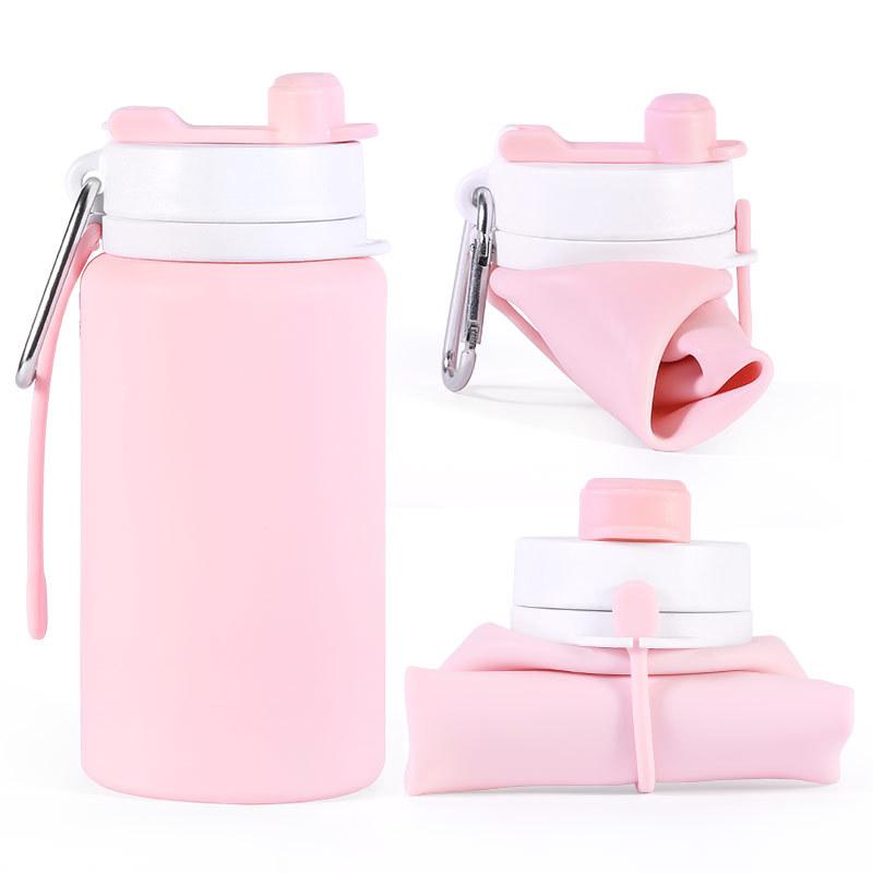 Spacious Travel Pot Silk Screen Outdoor Use Athletic Water Cup Portable Internet Celebrity Water Bottle Folding Kettle Cup