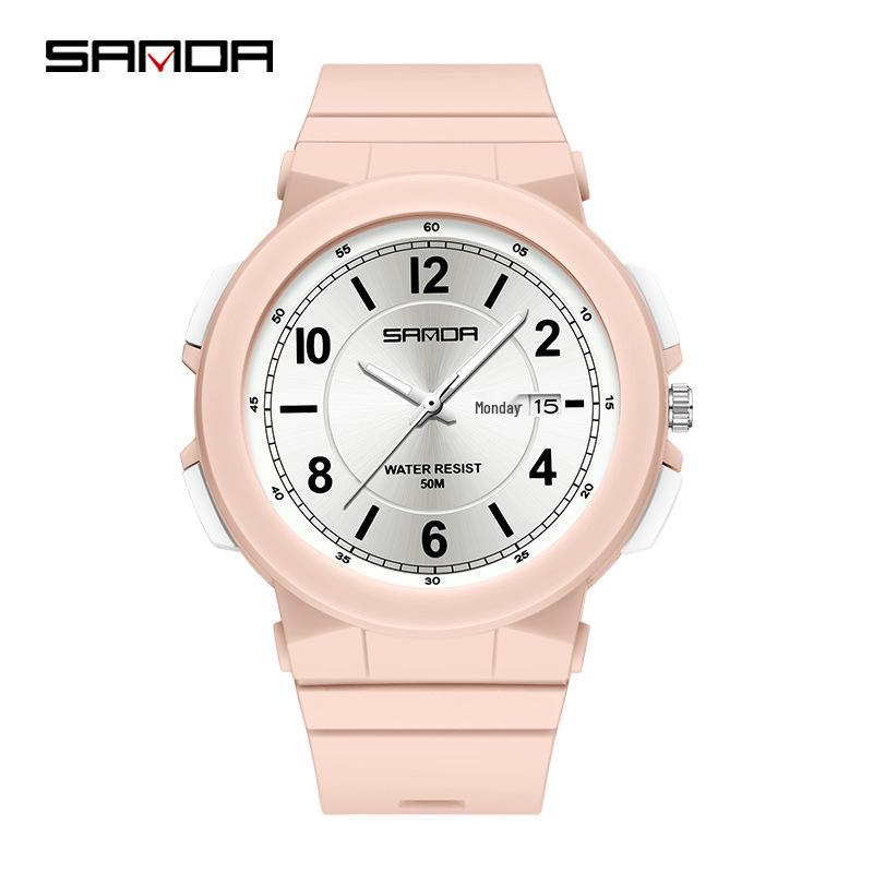 Sanda Student Watch: Simple Double Calendar Design for Junior High Students