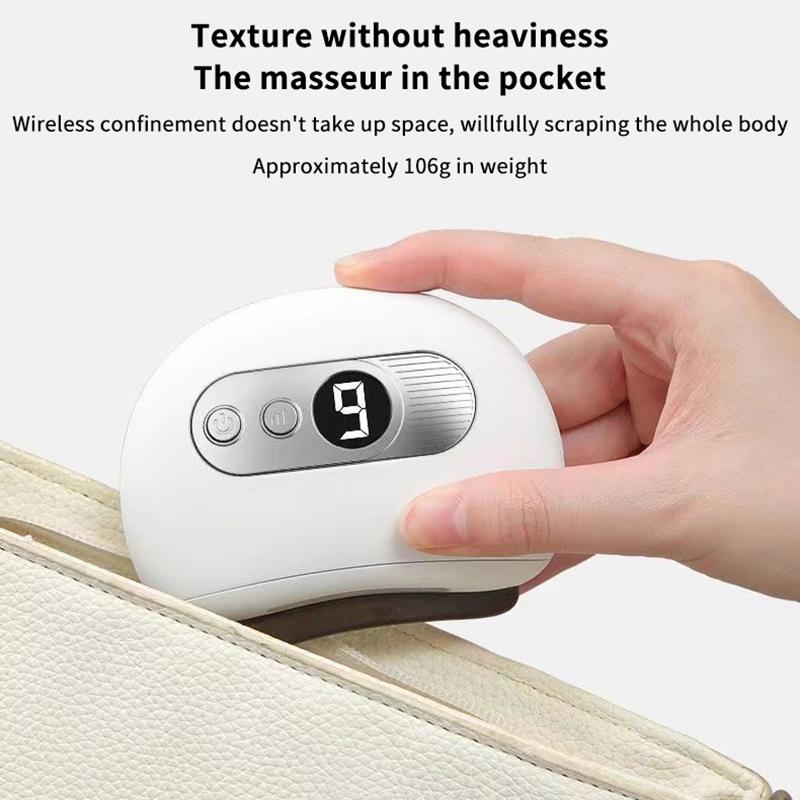 Electric Guasha Massager Body Scraping Heating Vibration Muscle Gua Sha Face Neck Eye Massage Knife Stone Gua Sha Scraper