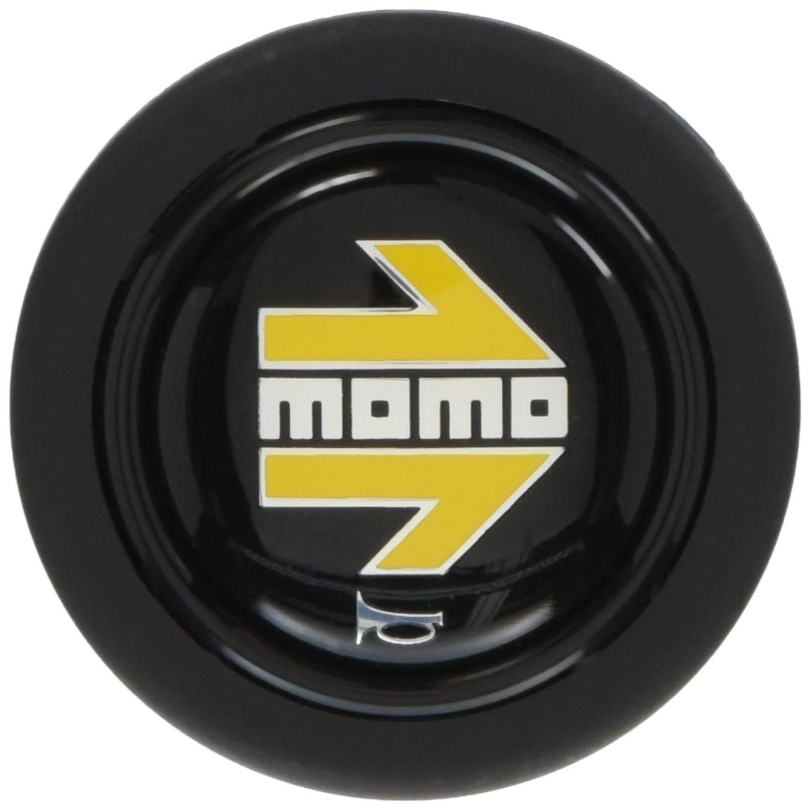 MOMO [MOMO JAPAN Genuine Product] Horn Button MOMO Yellow Arrow Single [HB-01] MHB0001