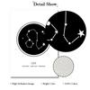 Nursery Constellation Canvas Posters Black and White Astrology Wall Art Poster Paintings Picture Home Decor Geometry Decoration