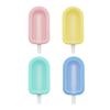 Pack Of 4 Food Grade Silicone Ice Lolly Maker with Stick Dishwasher Safe Ice Cream Moulds Popsicles Making Molds
