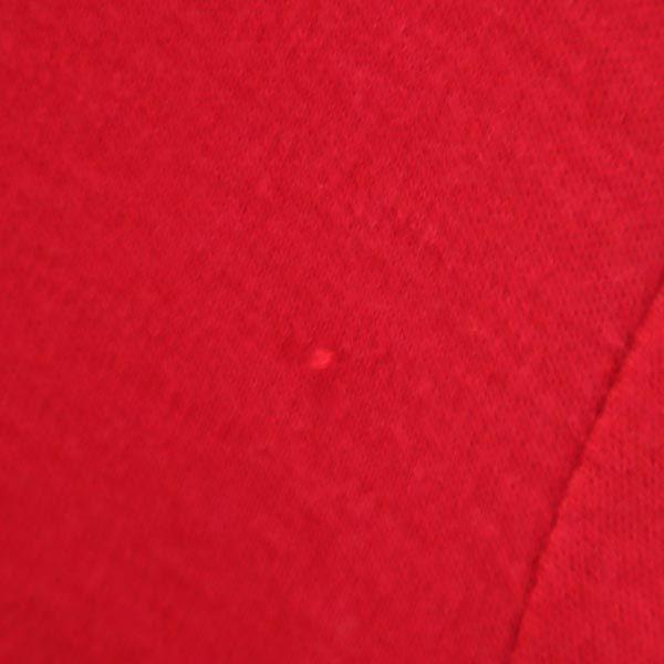 Gianni Versace Made In Italy Wool Blend Long Sleeve Cut Red Back Zip Women Used