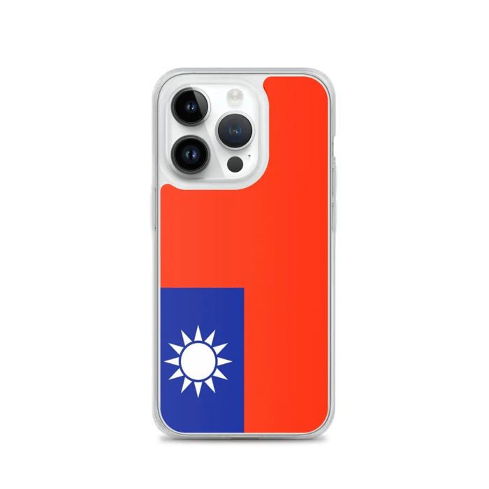 Coque pour iPhone 14 Pro - Tchaj-wan - Silikonová polévka - Kompletní ochrana - Design fin