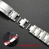Curved End 18mm Stainless Steel Strap For Seiko No 5 SNKL43 SNKL45 SNKL47 SNK361 SNK355 SNK369 Watchband Watch Chain Accessories