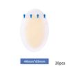 20pcs Anti Slip Heel Cushions Pads Non-Slip Inserts Hydrogel Foot Patch Oval Heel Stickers Women Men Foot Heel Care Protector
