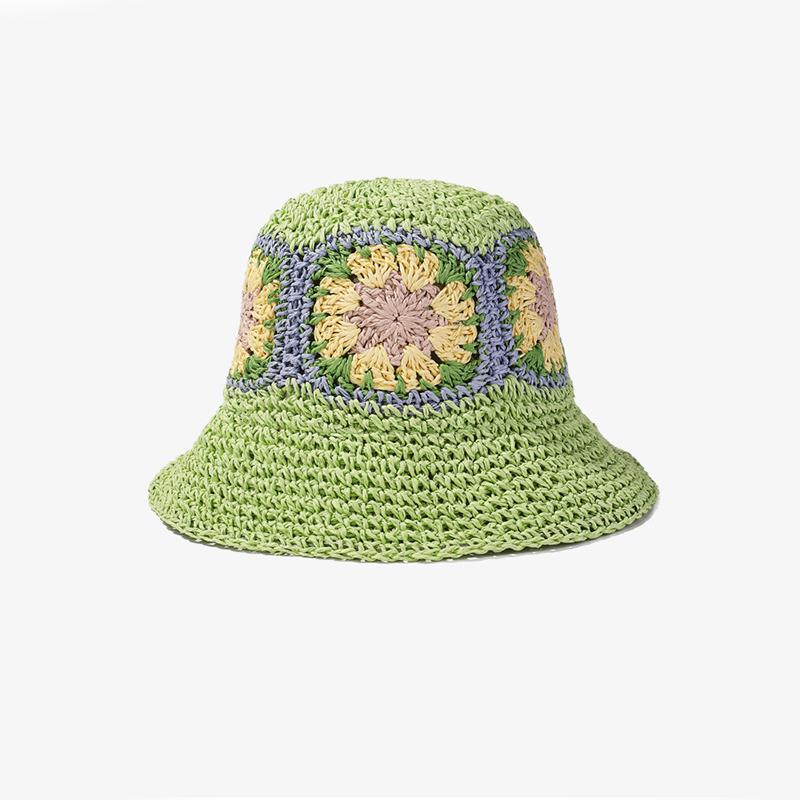 Style Hat Versatile Exquisite Flower Womens Sweet Sunshade Fisherman Hats
