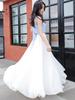 Elegant Spring Chiffon Swing Dress - A-Line Layered Beach Fairy Skirt for Women