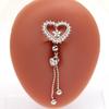 Gaibei Luxurious Heart-Shaped Belly Button Ring Pendant - European & American Fashion Jewelry