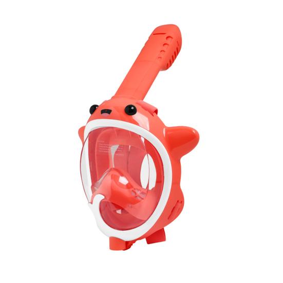 Kids Snorkel Face Guard Full Face Snorkel Guard Anti-Fog High-Definition Lens Diving Snorkeling Gear with Water Spray Function for Children