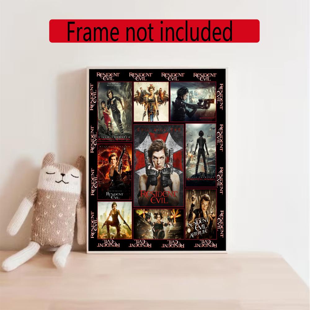 Resident Evil Alice 5D Round Diamond Painting Kit Diamond Embroidery Painting Rhinestones Mosaic Frameless Handwork Decoration Arts