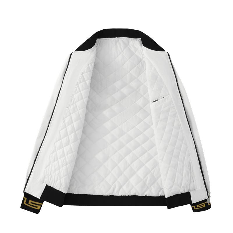 2025 Men's Fashion Trend: Embroidered Black Jacket - European Style