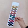 10Pcs Hair Clip Korean Style Hair Accessory Acrylic Girls Snap Hairpin Barrettes for Daily Wear