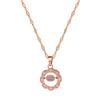 Ring Smart Light Luxury Temperament Gorgeous Full Diamond Necklace Women'S Versatile Collarbone Chain Titanium Steel Chain