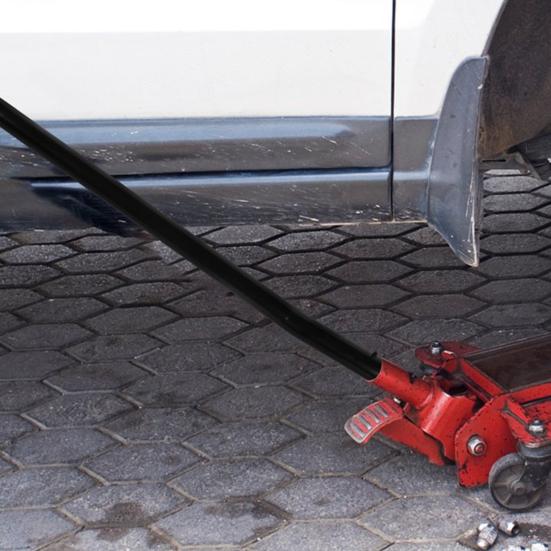 2.5-Ton Hydraulic Floor Jack Low-Profile Steel Car Lift with Hand Pump for Truck SUV Van Heavy-Duty Auto Repair Tool & Emergency Roadside Kit