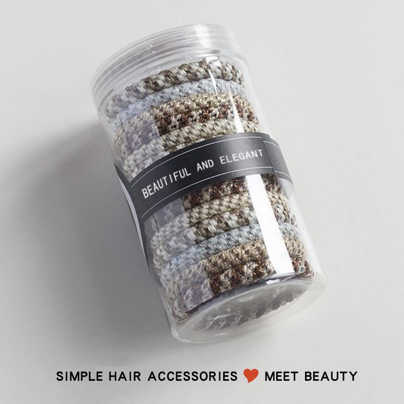 

Handmade High Elastic Hair Tie for Women - Thick, Strong, Unbreakable Woven Band for Styling & High Ponytails