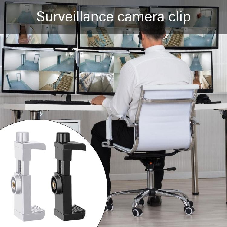 Plastic Camera Mount with 1/4" Screw Holeless Mount Phone Holder for Phones and Camera