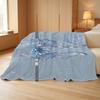 No-Shed Fuzzy Flannel Blanket - Dreamy Bow Design, Soft Warm Cozy Throw for Halloween & Christmas, Perfect for Couch, Bedroom, Living Room
