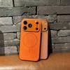 For iPhone 17 Pro Case PU Leather Coated PC TPU Phone Cover Compatible with MagSafe