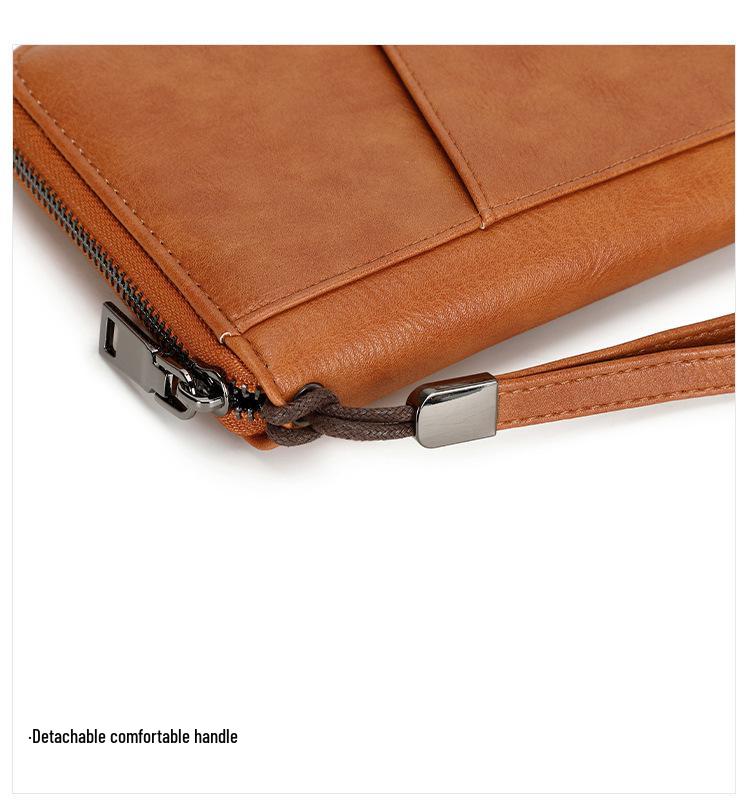 RFID Anti-Magnetic Passport and ID Zipper Wallet