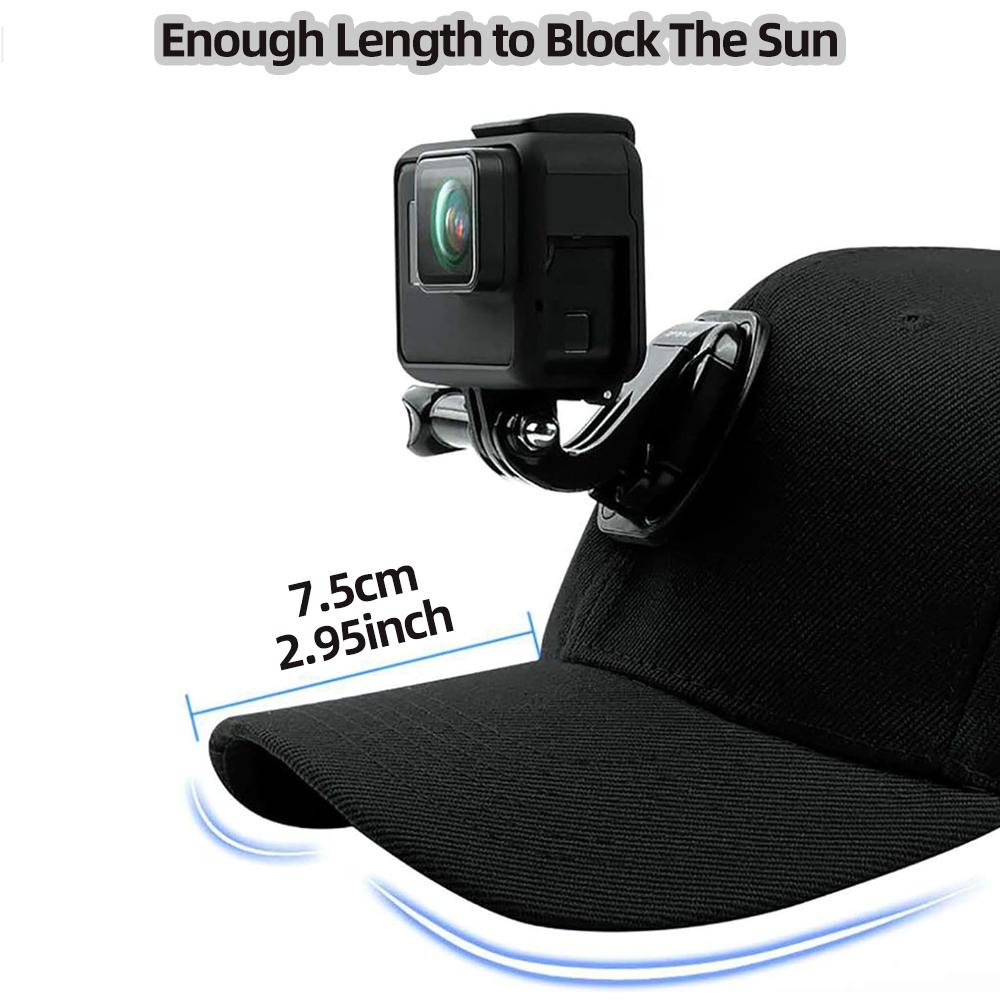 Baseball Hat Quick Release Buckle Mount for GoPro Hero 13 12 11 10 9 8 7 Insta360 SJCAM AKASO DJI OSMO Action Camera Accessories