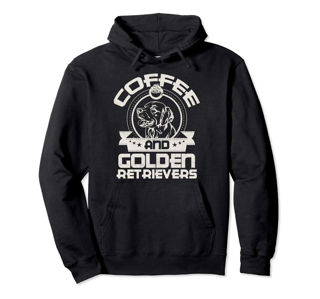 Coffee and Golden Retriever Coffee Drinking Dog Owner's Lover Parker