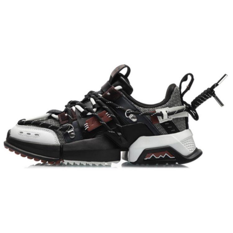 Li Ning Cherry Blossom Abrasion Resistant Breathable Abrasion Resistant Breathable Low Top Casual Shoes Unisex AGLQ183-2