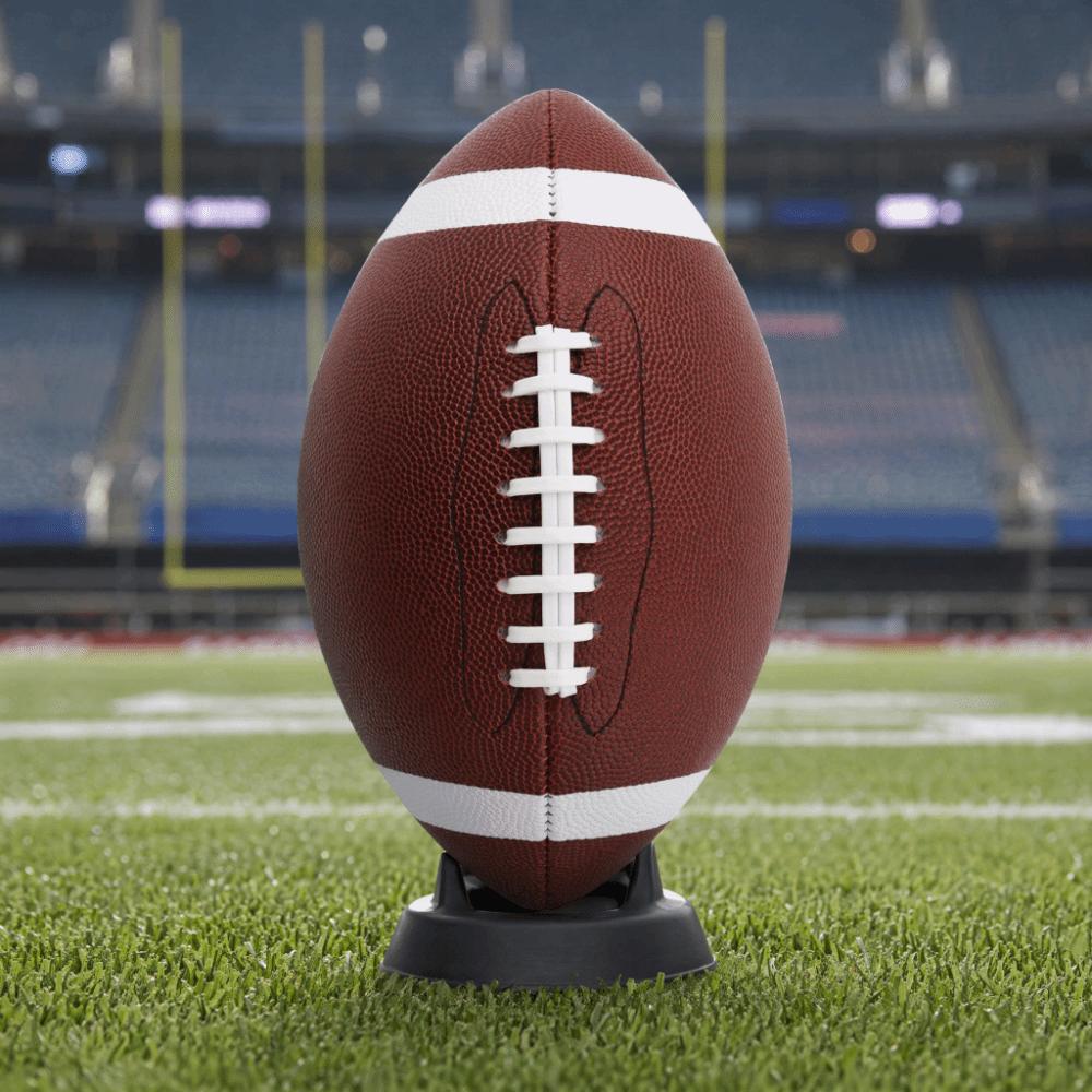 Brown American Football Size 9 Sports Ball Comfortable Grip Rugby Ball Outdoor Sports