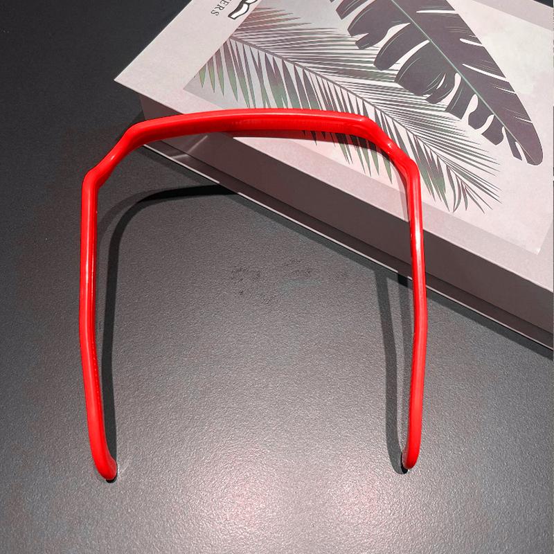 Curly Thick Hair Large Headband Hair Hoop Hairband Plastic Hair Blending Sunglasses Shape Headband