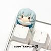 Anime New Century Evangelion 3d Custom Resin Keycap Light-Transmitting Keycap Eva-01 Universal Mechanical Keyboard Toys Gifts