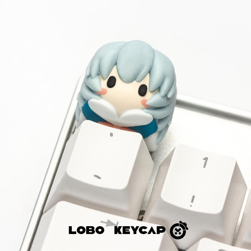 Anime New Century Evangelion 3d Custom Resin Keycap Light-Transmitting Keycap Eva-01 Universal Mechanical Keyboard Toys Gifts