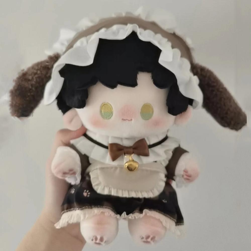 1 set Lolita Dress Cotton Doll's Clothes Cat Paw Plush Doll Clothes  20cm Cotton Doll