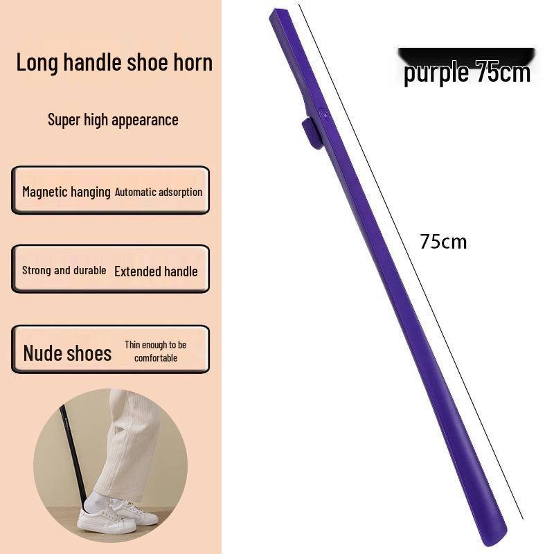 

Magnetic Long Handle Shoehorn – Extra Long, High-End Shoe Lifter for Elderly and Pregnant Women