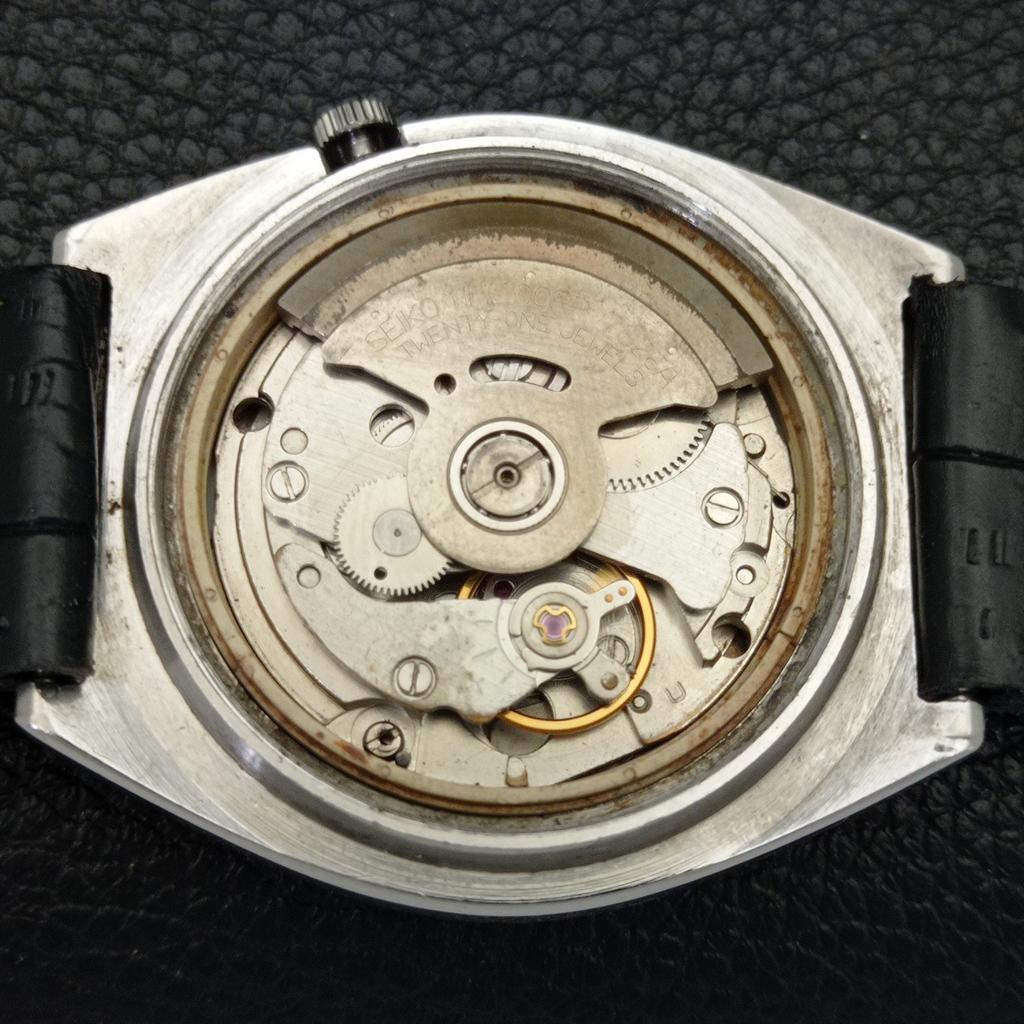 VINTAGE SEIKO 5 AUTOMATIC 7S26A JAPAN MENS BLACK COLOR DIAL WATCH A701915-5 R207-a701915